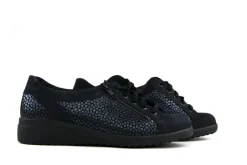 Wijdte M | Veterschoenen^Solidus Veterschoenen Blauw Maren Meteora