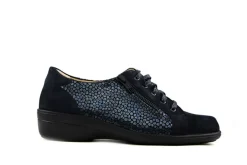 Veterschoenen | Wijdte J^Solidus Veterschoenen Blauw Hedda Meteora