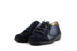 Veterschoenen | Wijdte J^Solidus Veterschoenen Blauw Hedda Meteora