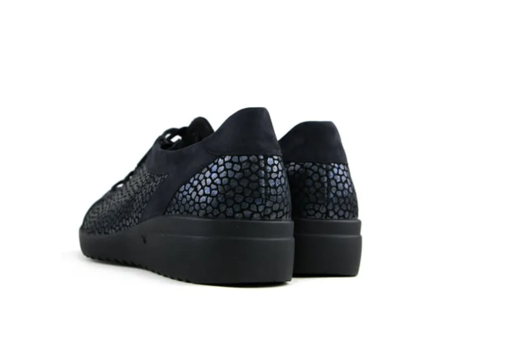 Wijdte M | Veterschoenen^Solidus Veterschoenen Blauw Maren Meteora