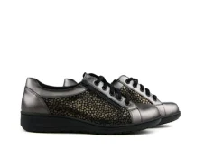 Veterschoenen | Wijdte K^Solidus Veterschoenen Grijs Kate Nut Meteora