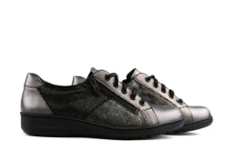 Veterschoenen | Wijdte H^Solidus Veterschoenen Grijs Heaven Multi Cigno