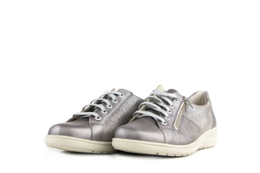 Veterschoenen | Wijdte H^Solidus Veterschoenen Taupe Heaven Marmo
