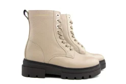 Veterboots En Bikerboots^Tommy Hilfiger Bicolor Lace Up Beige