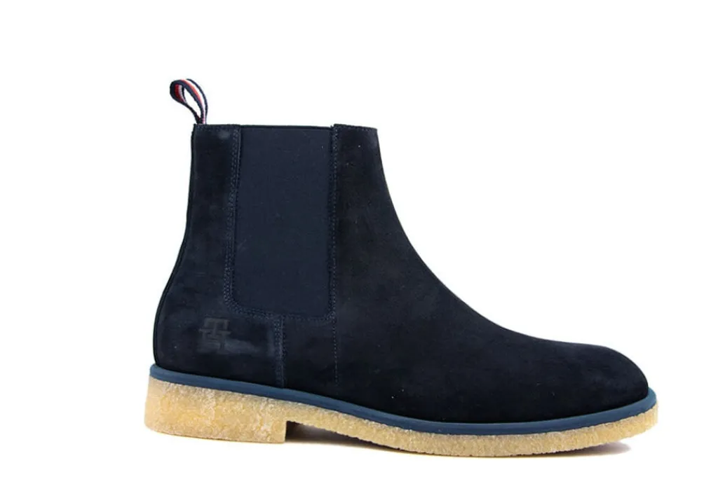 Chelsea Boots^Tommy Hilfiger Crepe Chelsea Desert Sky