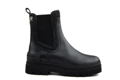 Chelsea Boots^Tommy Hilfiger Feminine Felt Chelsea Black