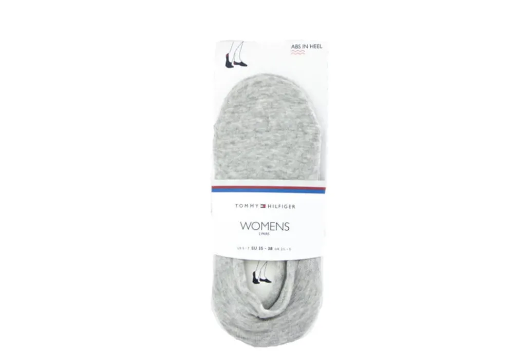 Sokken | Damesaccessoires^Tommy Hilfiger Footie Middle Grey Melange