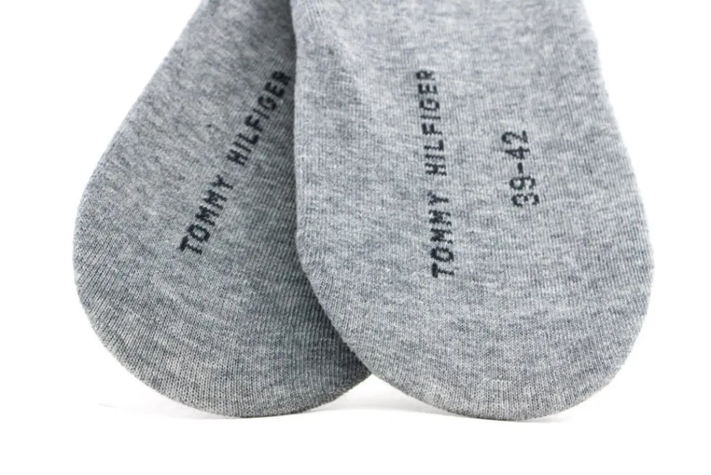 Sokken | Herenaccessoires^Tommy Hilfiger Footie Middle Grey Melange