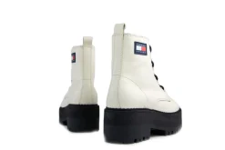 Veterboots En Bikerboots^Tommy Hilfiger Jeans Tammy Higher Zip Up Ivory