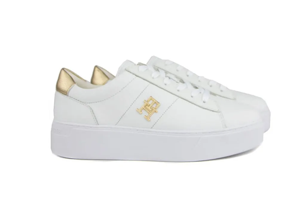 Sneakers^Tommy Hilfiger Platform Court Sneaker White