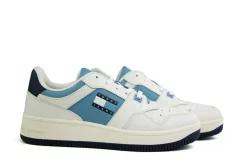 Sneakers^Tommy Hilfiger Sneaker Basket Leather Skyscape Blue