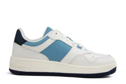Sneakers^Tommy Hilfiger Sneaker Basket Leather Skyscape Blue