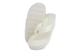 Slippers | Sandalen En Slippers^Tommy Hilfiger Stripes Wedge Beach Sandal Ivory