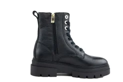Veterboots En Bikerboots^Tommy Hilfiger Veterboots Bicolor Lace Up Black