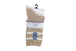Sokken | Damesaccessoires^Tommy Hilfiger Woman Sock Rib Monogram Khaki