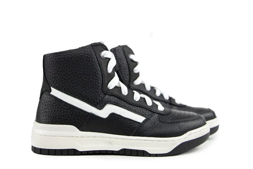 Sneakers^Trackstyle Hoge Sneaker Aki Amso Black
