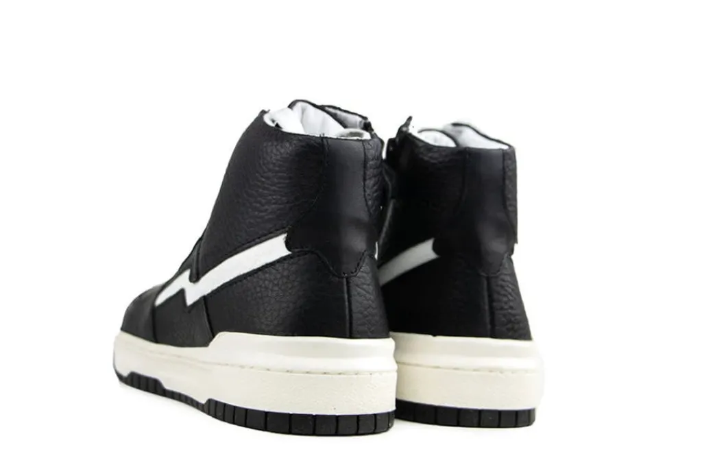 Sneakers^Trackstyle Hoge Sneaker Aki Amso Black