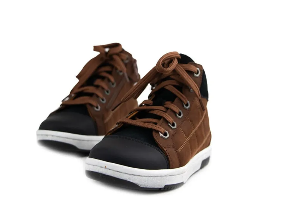 Veterschoenen^Trackstyle Hoge Veter Daan Dito Brown