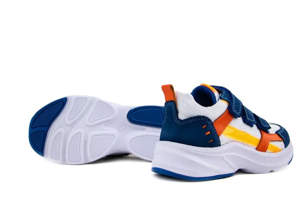 Klittenbandschoenen | Sneakers^Trackstyle Klittenband Ian Icoon Cobalt