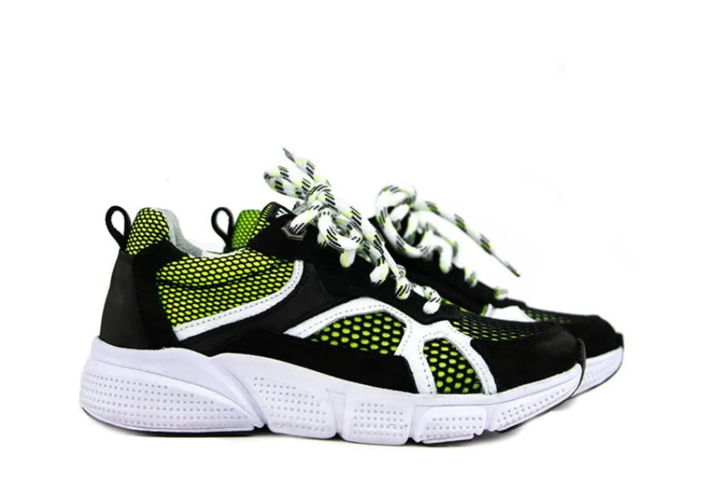 Sneakers^Trackstyle Sneaker Floris Fox Black Red
