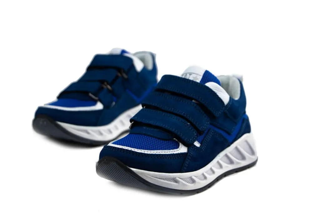 Klittenbandschoenen | Sneakers^Trackstyle Sneaker Sander Sharp Cobalt