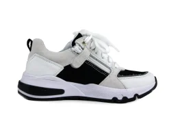 Sneakers^Trackstyle Sneaker Sef Splin Black White