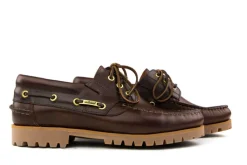 Veterschoenen^Van Bommel Boatschoen Bruin