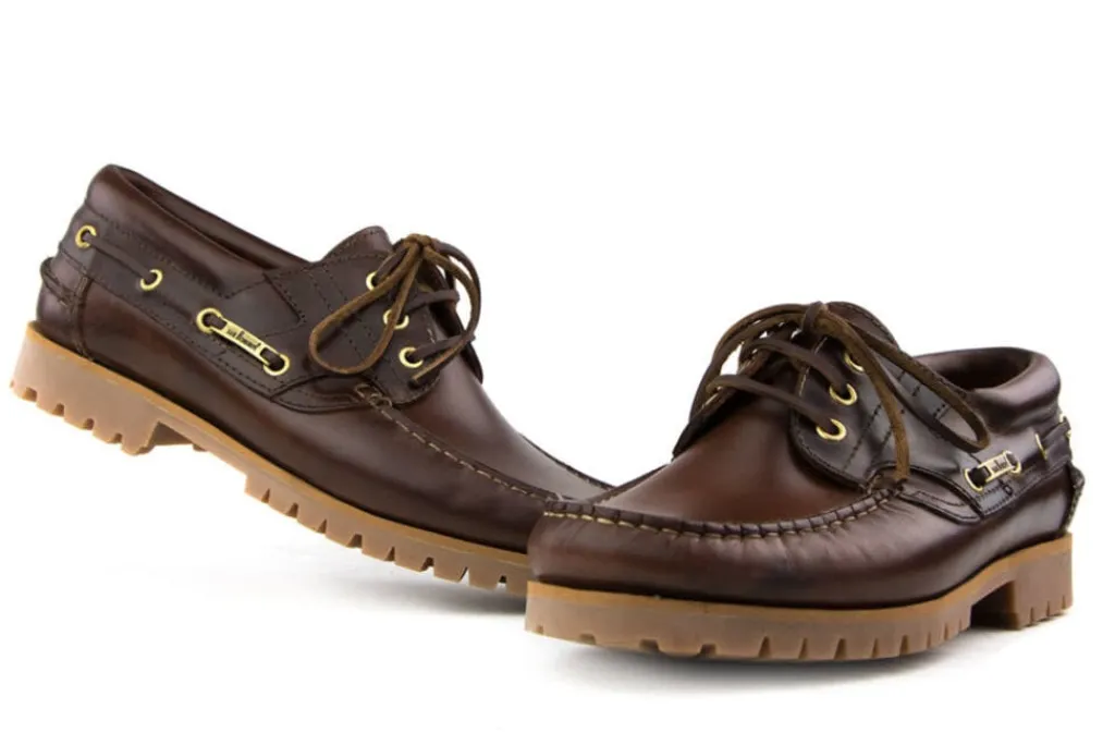 Veterschoenen^Van Bommel Boatschoen Bruin