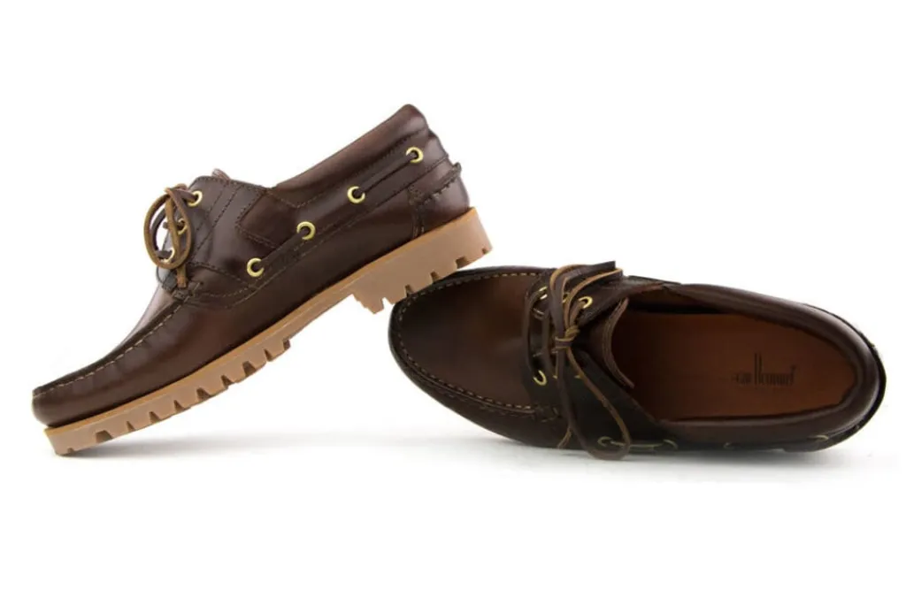 Veterschoenen^Van Bommel Boatschoen Bruin