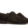 Veterschoenen | Nette Schoenen^Van Bommel Broque Darkbrown Suede