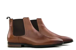 Gekleed | Laarzen^Van Bommel Chelsea Boots Cognac Sella 05.03
