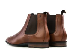 Gekleed | Laarzen^Van Bommel Chelsea Boots Cognac Sella 05.03