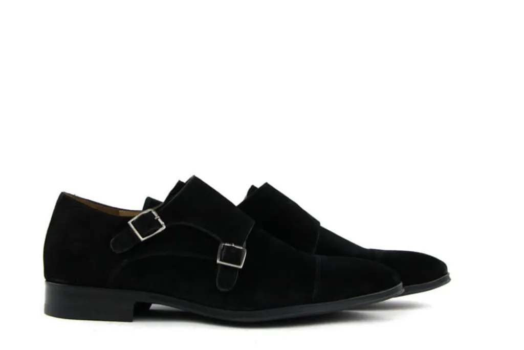 Gespschoenen | Nette Schoenen^Van Bommel Gesp Black Suede
