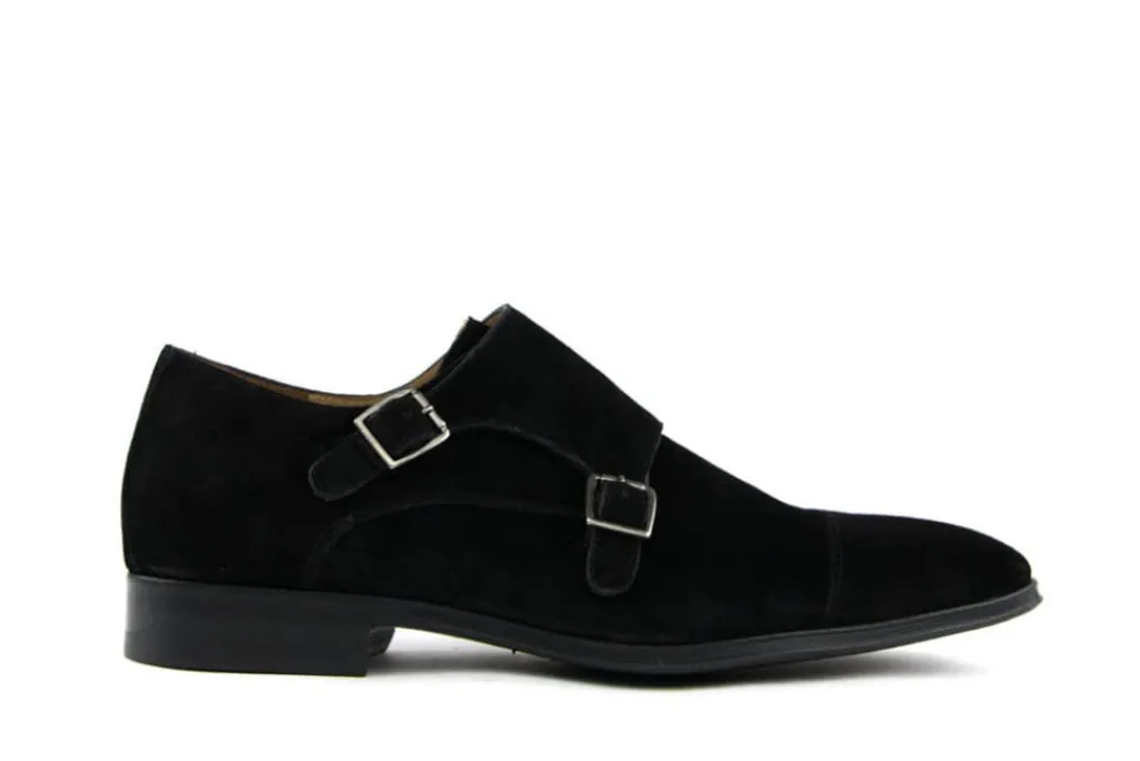 Gespschoenen | Nette Schoenen^Van Bommel Gesp Black Suede