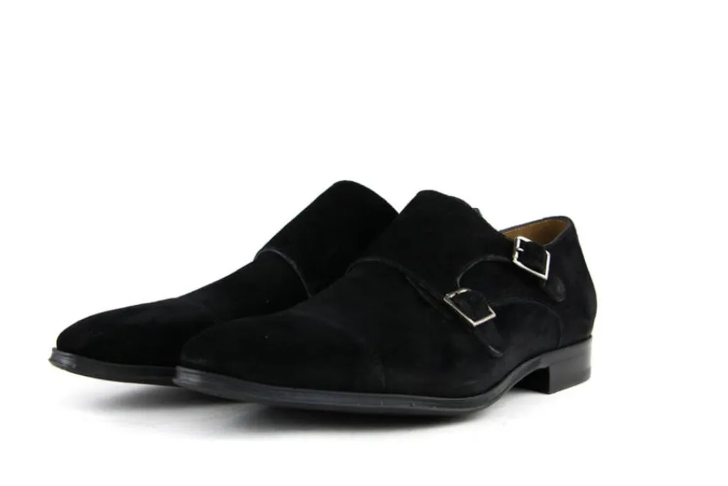 Gespschoenen | Nette Schoenen^Van Bommel Gesp Black Suede