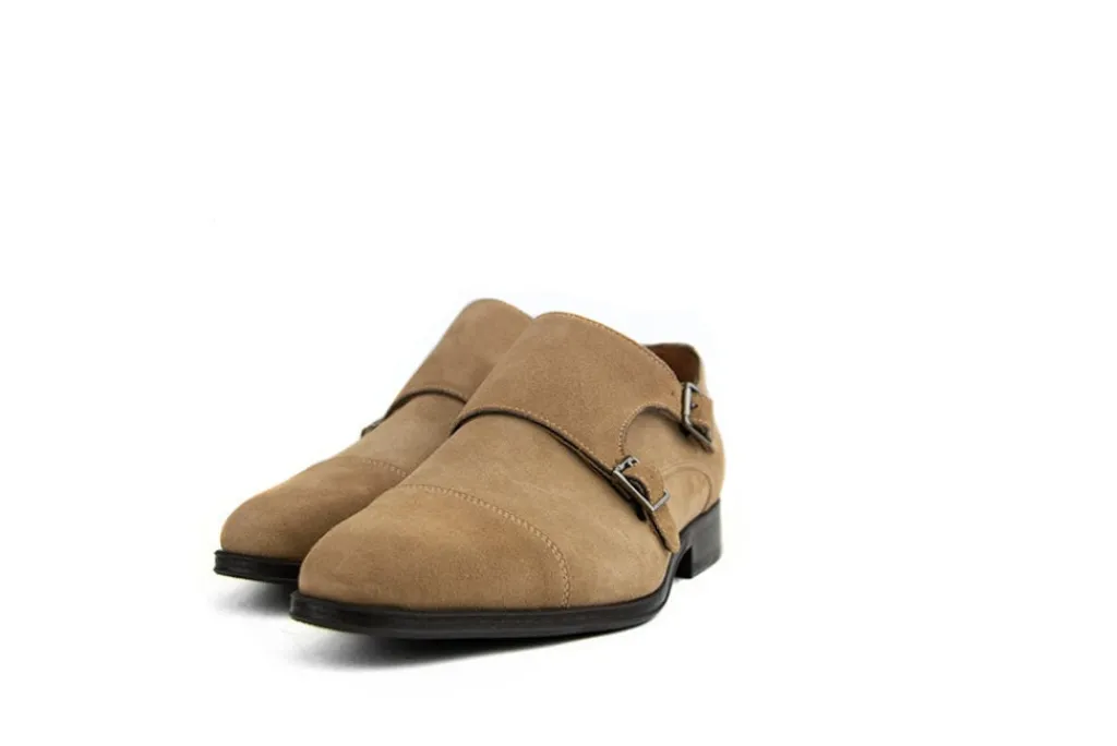 Gespschoenen | Nette Schoenen^Van Bommel Gesp Raffa 01.09 Bruin Suede