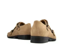 Gespschoenen | Nette Schoenen^Van Bommel Gesp Raffa 01.09 Bruin Suede