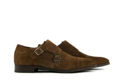 Gespschoenen | Nette Schoenen^Van Bommel Gesp Raffa Bruin Suede