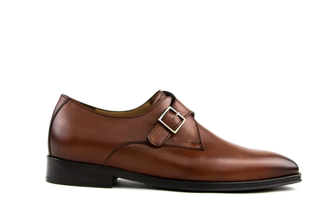 Gespschoenen | Nette Schoenen^Van Bommel Gesp Schoen Matra 03.00 Cognac