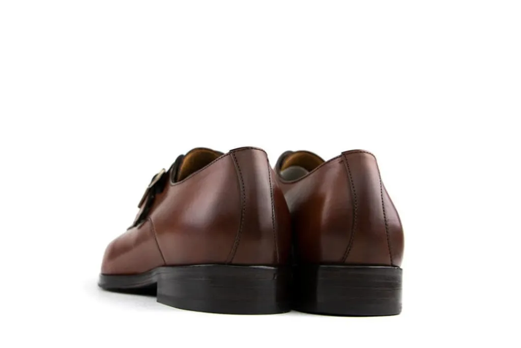 Gespschoenen | Nette Schoenen^Van Bommel Gesp Schoen Matra 03.00 Cognac