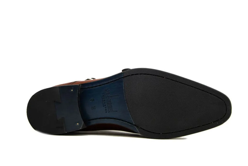 Gespschoenen | Nette Schoenen^Van Bommel Gira 01.00 Dark Cognac