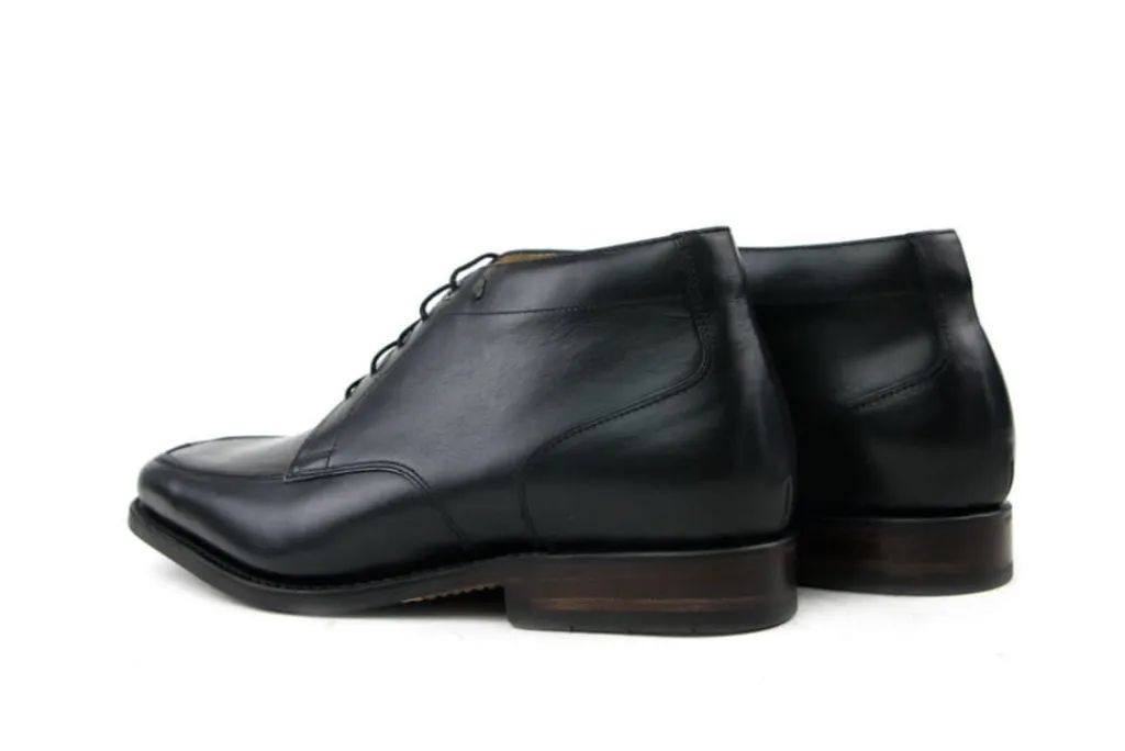 Hoge Veterschoenen | Nette Schoenen^Van Bommel Hoge Veter Black Calf