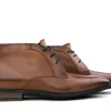 Hoge Veterschoenen | Nette Schoenen^Van Bommel Hoge Veterschoen Cognac