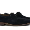 Veterschoenen | Nette Schoenen^Van Bommel Lage Veterschoen Blauw Suede