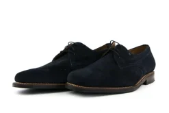 Veterschoenen | Nette Schoenen^Van Bommel Lage Veterschoen Blauw Suede