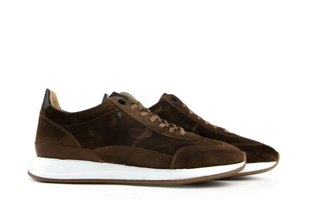 Sneakers^Van Bommel Libra 03.06 Sneaker Cognac Suede