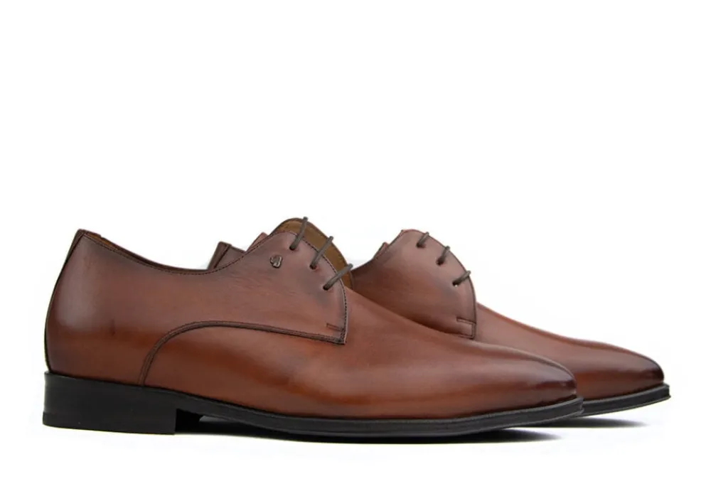 Veterschoenen | Nette Schoenen^Van Bommel Matra 01.00 Darkcognac