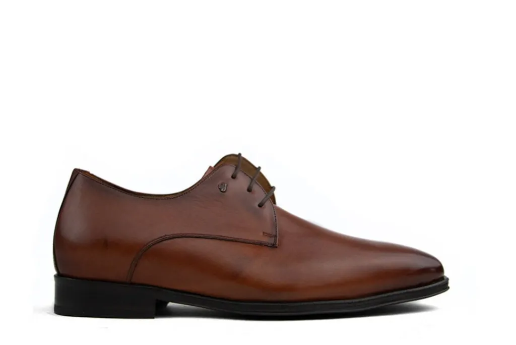 Veterschoenen | Nette Schoenen^Van Bommel Matra 01.00 Darkcognac