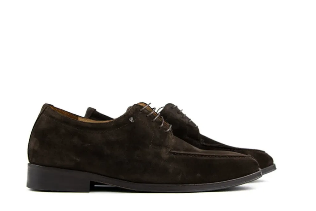 Veterschoenen | Nette Schoenen^Van Bommel Matra Bruin Suede