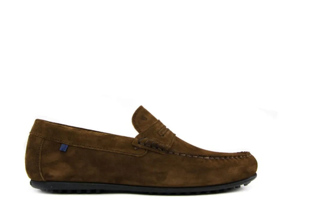 Mocassins | Loafers / Instappers^Van Bommel Mocassins Bruin Elba 01.02